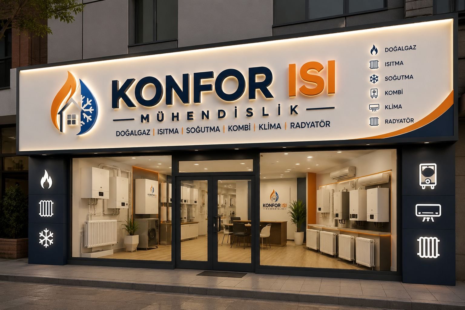Beyoğlu Doğalgaz Proje Çizimi - Konfor Isı Mühendislik
